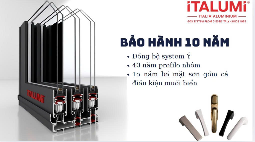 hệ nhôm italumi