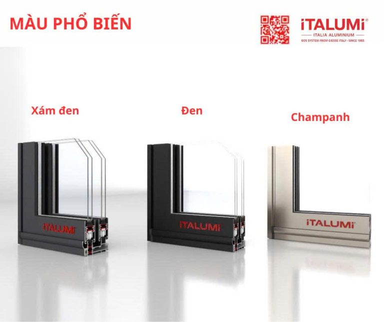 màu cửa nhôm