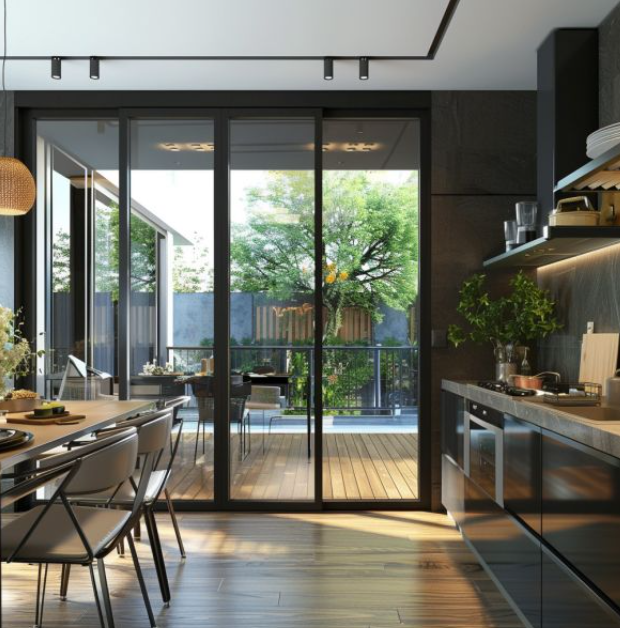 cửa nhôm cầu cách nhiệt 2