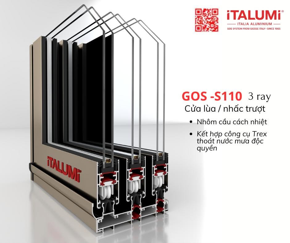 cửa trượt nâng S110