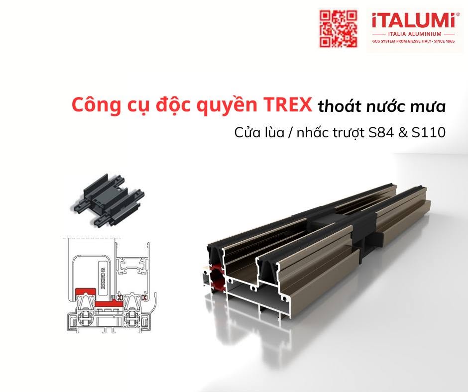 cửa nhôm kín nước 1200Pa