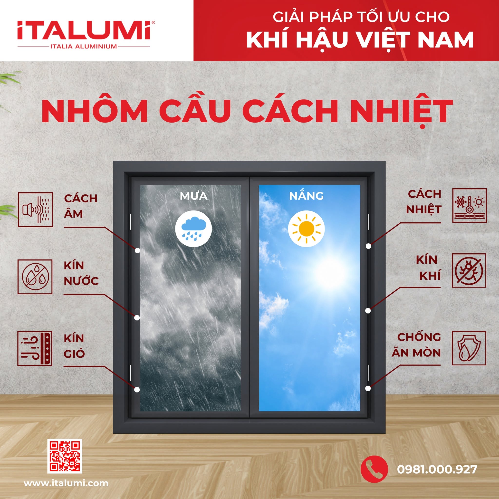 cửa nhôm Ý